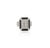 Art Deco 1.5mm Round Diamond Cluster Ring With Black Enamel Size 7 Gift for Him For Sale - Image 3 of 13