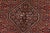 Textile Bidjar Rug 4’8” X 6’6” Red Wool Vintage Traditional Hand-Knotted Carpet For Sale - Image 7 of 12