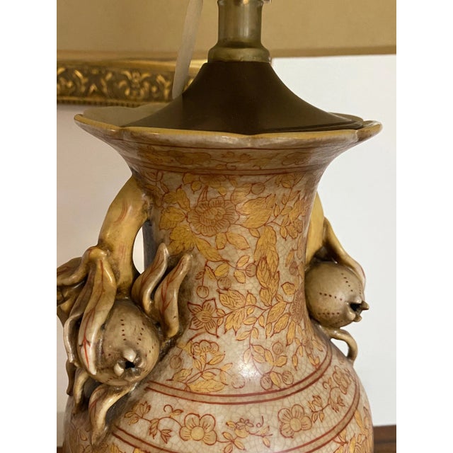 Vintage Showroom Hand Painted Speer Table Lamp For Sale - Image 12 of 13