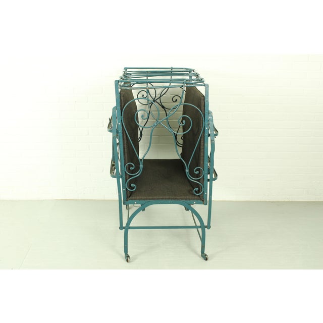 Foldable Metal Daybed, 1950s For Sale - Image 10 of 17