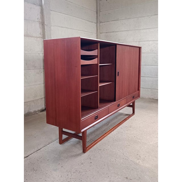 Helge Sibast Vintage High Board by Helge Sibast, 1960s For Sale - Image 4 of 16