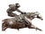 Wood Bronze Polo Figurine, 1950s For Sale - Image 7 of 9