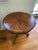 Brown Two Traditional Round Tables For Sale - Image 8 of 12
