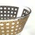 Metal Large Vintage 22k Gold Embellished Glass Canella Ice Bowl by Culver LTD For Sale - Image 7 of 11