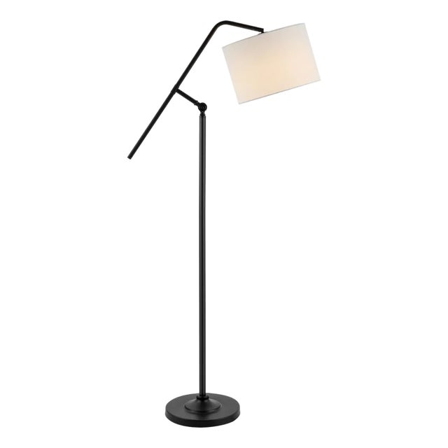 Newbrook 62.5" Floor Lamp in Black For Sale