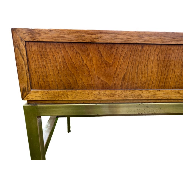 20th Century Drexel Campaign Style "Consensus Collection" Writing Desk For Sale - Image 9 of 16