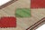 Rug & Kilim 1950s Vintage Persian Tribal Runner in Beige With Green and Red Medallions by Rug & Kilim For Sale - Image 4 of 8