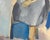 Oil on Paper Painting of a Seated Figure by Walter Stomps For Sale - Image 4 of 7