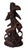 1920s Black Forest Handcarved Deer Sculpture Vase Holder, 1920s-1940s For Sale - Image 5 of 10
