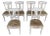 Habersham French Country Lyre Back Dining Side Chairs - Set of 6 For Sale