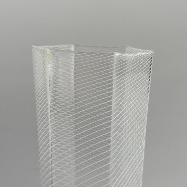 Vintage Reticello Glasses by Carlo Scarpa for Venini, 1938, Set of 9 For Sale - Image 11 of 13