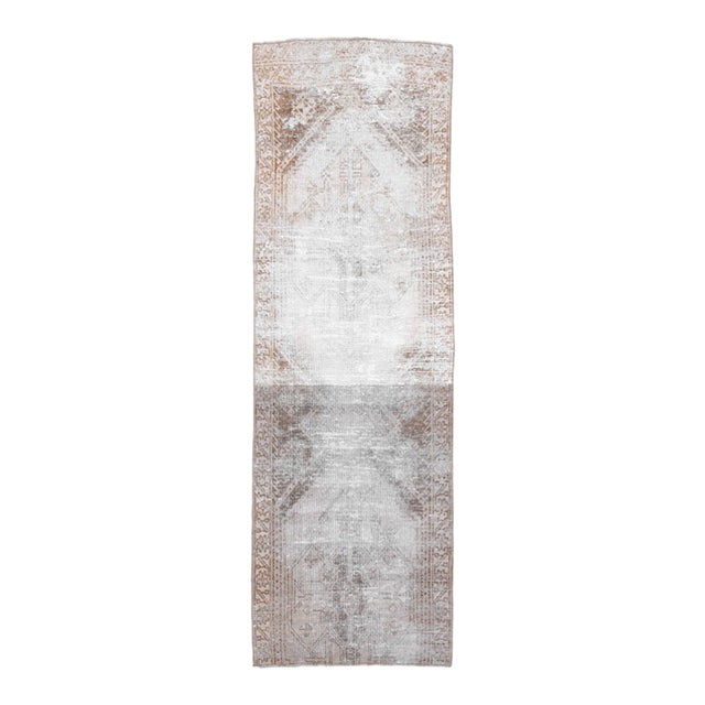 1970s Vintage Handmade Wool Cotton Turkish Area Rug For Sale