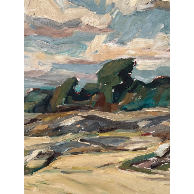 Georg Andersson, Mountains Landscape, 1950s, Oil Painting on Canvas, Framed For Sale - Image 10 of 17