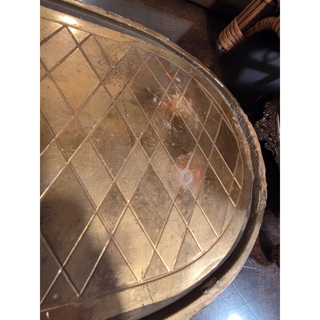 Antique Oblong Giltwood Dome Plateau For Sale - Image 9 of 12