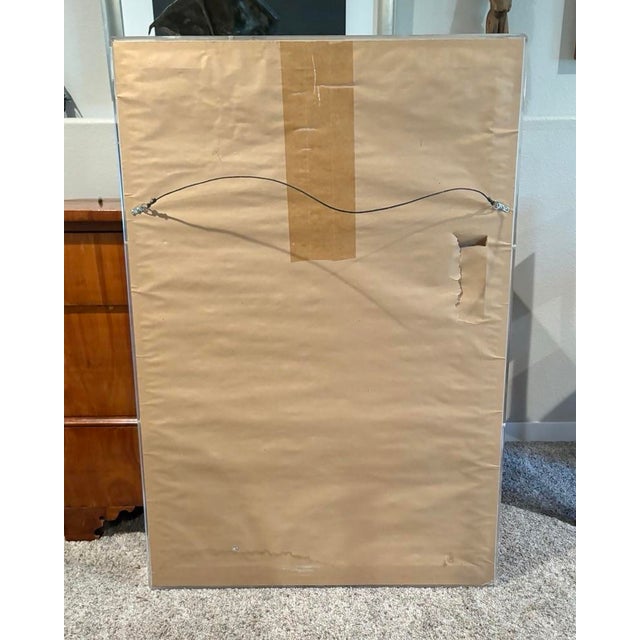 Large Abstract Black and White Etching of a Bishop by Artist John Kenneth Esler For Sale - Image 6 of 6