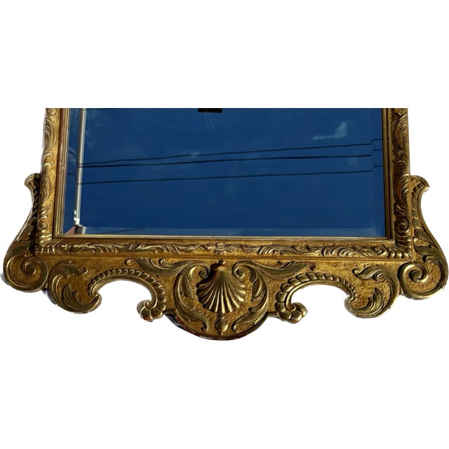 George II Style Giltwood Mirror For Sale - Image 4 of 10