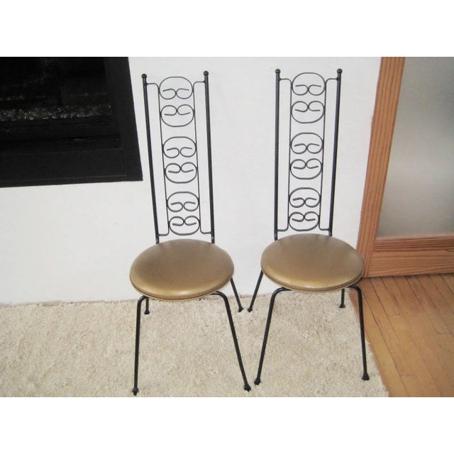 Umanoff Bistro Chairs Mid Century- A Pair For Sale - Image 9 of 9