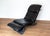 Vintage Chaise Lounge in Black Leather by Maurice Villency, 1980s For Sale - Image 13 of 18