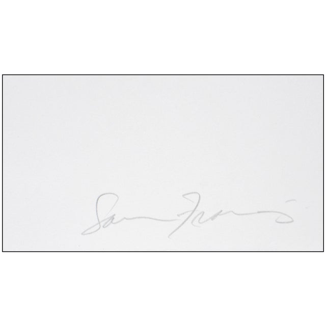 Sam Francis Late 20th Century Untitled (l.173; Sf 195a) Abstract Black Lithograph Sam Francis For Sale - Image 4 of 6