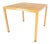 Khaki Faux Alligator Crocodile Snake Skin Square Dining Game Table Brass Feet For Sale - Image 8 of 8