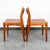 1960s Mid Century Danish Modern Dining Chairs Set of 4 Denmark Pink Fabric Oak Vintage For Sale - Image 5 of 11