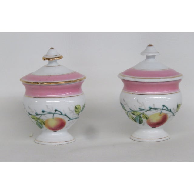 Traditional Set of Two Espresso or Sugar Cups With Lids 4537b For Sale - Image 3 of 8