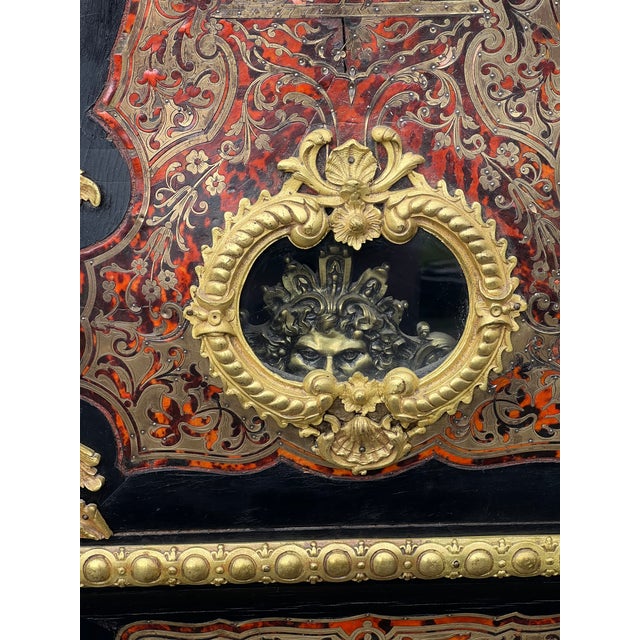 Antique French Napoleonic Boulle Marquetry Longcase Clock C. 1800 For Sale - Image 12 of 12