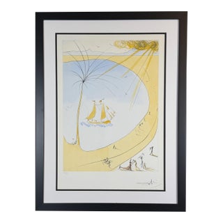 Dali Hommage a Picasso Hand Signed Numbered Etching Surreal Art For Sale