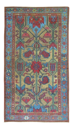 Antique Serab Rug, 3'8'' X 6'1''