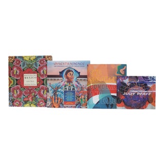 Fiesta Art & Culture Coffee Table Book Set - 4 Pieces For Sale