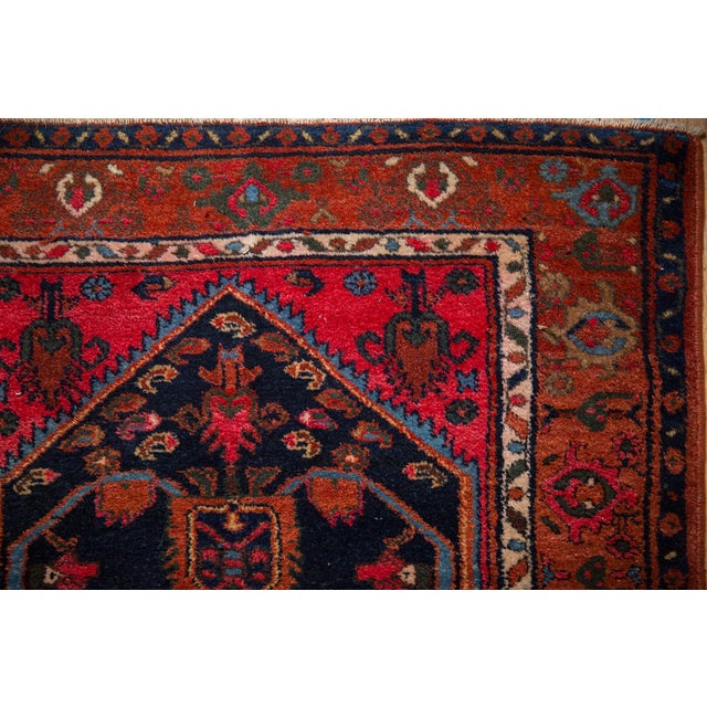 Old New House Vintage Kurdish Hamadan Rug - 3'6" x 6'5" For Sale - Image 4 of 12