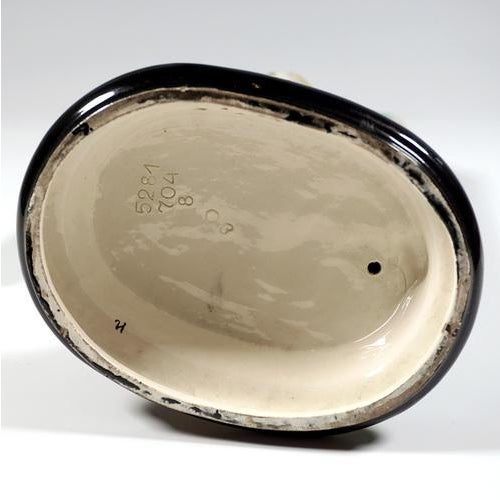 Ceramic Large Art Deco Odalisque Aida attributed to Josef Lorenzl for Goldscheider, 1920s For Sale - Image 7 of 8