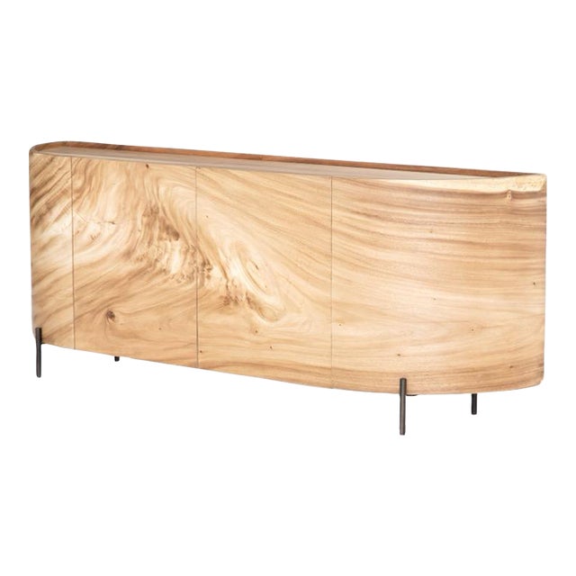 Four Hands Lunas Sideboard, Gold Guanacaste For Sale