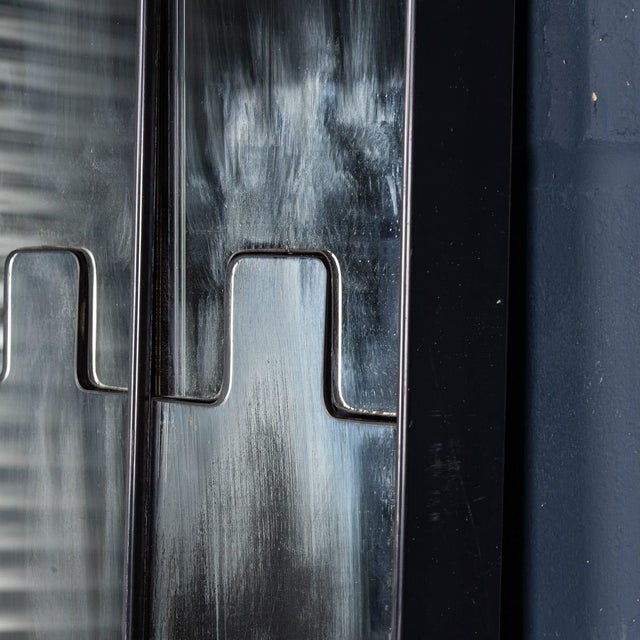 Glass Vintage Italian Modular Gronda Mirror Coat Rack by Luciano Bertoncini for Elco, 1970 For Sale - Image 7 of 13