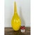 Vintage Yellow Glass Teardrop Vase For Sale - Image 12 of 12