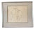 1961 Surrealist Style Abstract Graphite Drawing of a Horse by Walter Quirt, Framed For Sale