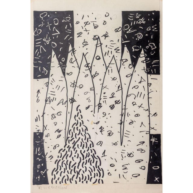 Domenick Capobianco Tower Studies Mixed Media, 2 For Sale - Image 12 of 14