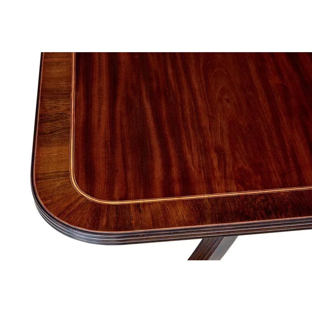 Early 19th century mahogany breakfast table circa 1810. Fine quality late georgian breakfast table that seats a...