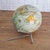 Educational Tabletop World Globe in Glass and Paper, 1950s For Sale - Image 4 of 14