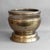 Large Edwardian brass jardinière with pierced rim. Signs of age. French circa 1920.