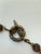 Metal Vintage Stephen Dweck Bronze Floral Medallion Tassel Necklace For Sale - Image 7 of 8