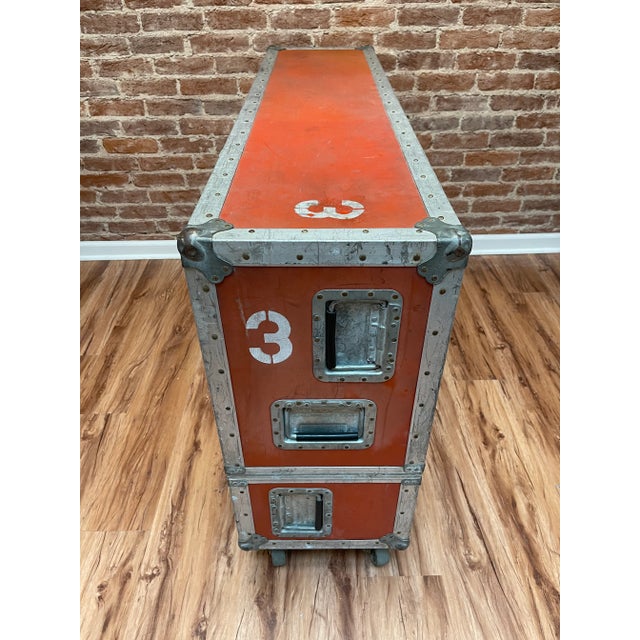 Red 1984 Michael Jackson’s Victory Tour Trunk For Sale - Image 8 of 9