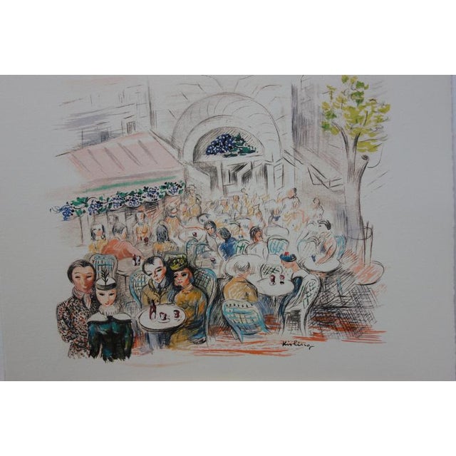 Moise Kisling, Paris, Café Des Sirènes, Lithograph For Sale - Image 6 of 6