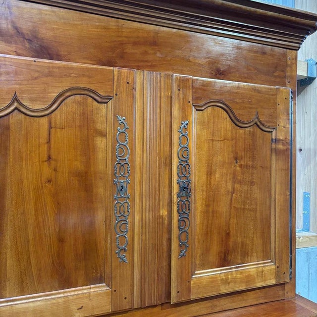 Antique Cabinet in Cherrywood, 1750s For Sale - Image 6 of 18