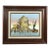 Late 20th Century H. Hargrove Signed Serigraph Fishing Harbor Dock Scene Framed Art For Sale