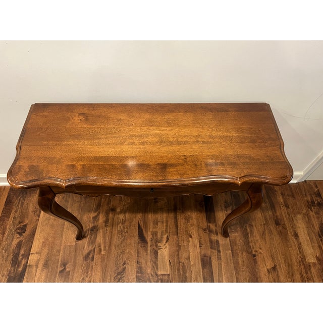 Ethan Allen Country French Single Drawer Console Table For Sale In Minneapolis - Image 6 of 9