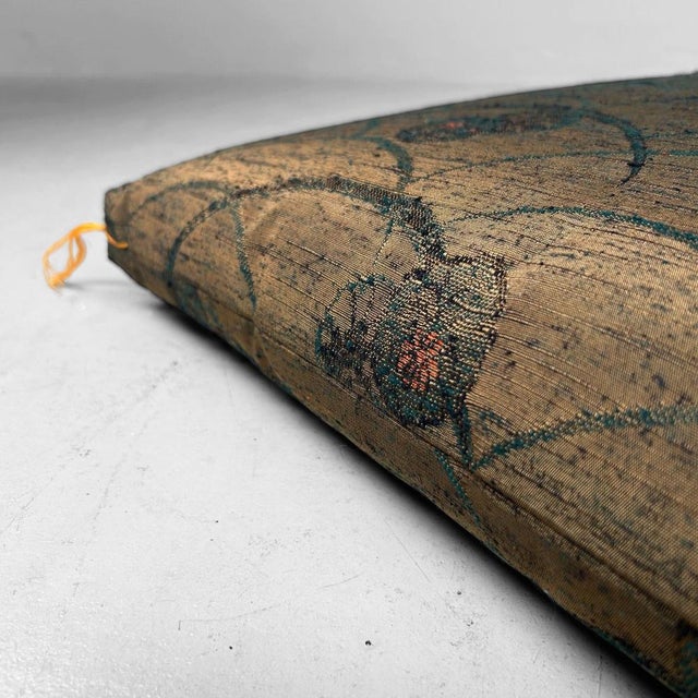 Vintage Japanese Zabuton Floor Cushions, 1980s, Set of 5 For Sale - Image 13 of 18