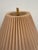 Mid-Century Modern Wood Table Lamp With Pleated Shade For Sale In Orlando - Image 6 of 10