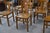 Vintage Beech Bistro Chairs, 1950s, Set of 10 For Sale - Image 9 of 15