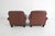 Pair Tufted Leather Lounge Chairs Pair Mid Century EuroVintage For Sale - Image 15 of 16